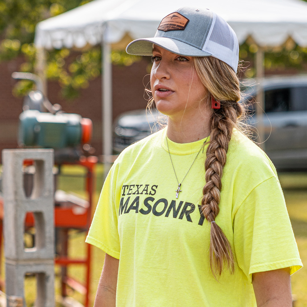 “Any time I got a brick in my hands, I’m good to go. I’m a very hands-on person. My brother and I were in high school at the same time and we’re close in age. When we heard about the masonry course, we decided to sign-up together. I thought there might be at least a few girls in the class but, nope! When I showed up, I was the only one. Other students looked at me like ‘what the heck is she doing here?’ Then when we had our first friendly class competition, and I beat all of them. In 2018 I won my first state title for SkillsUSA, which got me into nationals where I won Gold. I’m proud to say I went on to be the first back-to-back female champion! With “That Masonry Girl” (@thatmasonrygirl), it was just supposed to be fun and share my progress with my friends and family, but it’s really helped to give a voice to females in the industry.”